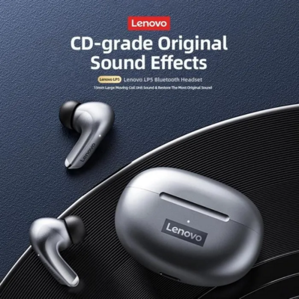 Lenovo LP5 Sans Fil Bluetooth Écouteurs HiFi – Image 4