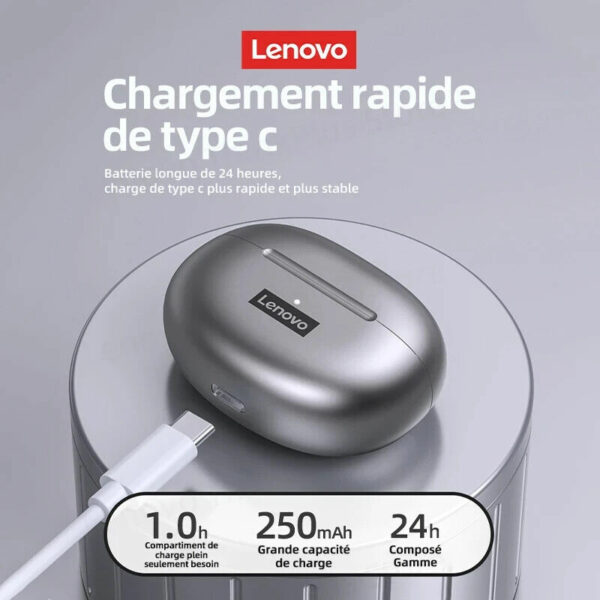 Lenovo LP5 Sans Fil Bluetooth Écouteurs HiFi – Image 2