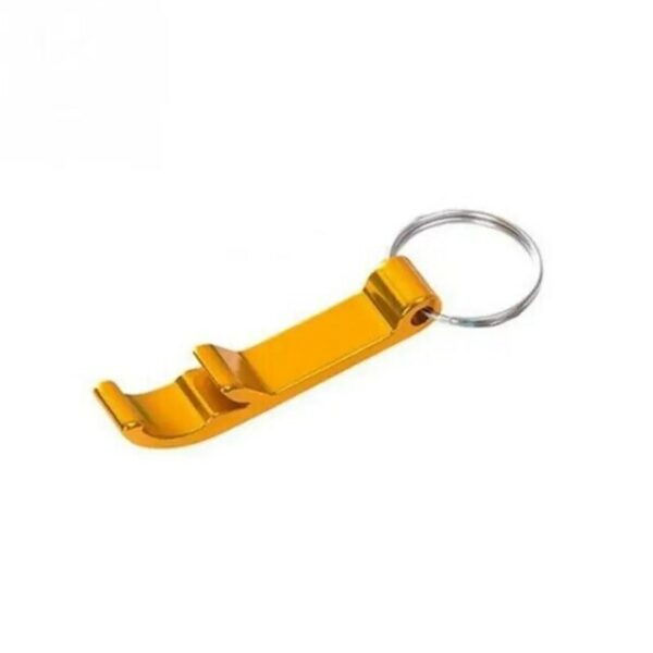 Ouvre-bouteille de bière en métal portable, mini ouvre-bouteille, porte-clés, outil de bar, cadeaux de faveur de fête, document – Image 4