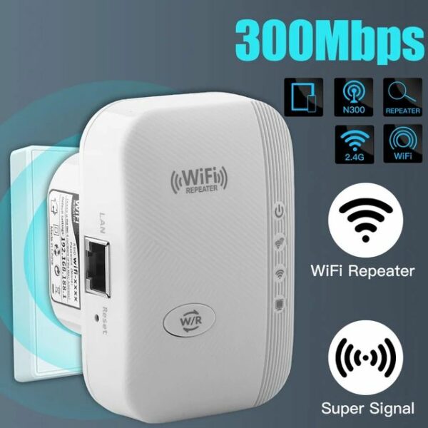 FENVI-Répéteur WiFi sans fil, 300Mbps, extension WiFi à distance, amplificateur WiFi, stérilisation 11N, Répéteur WiFi, amélioration Wi-Fi