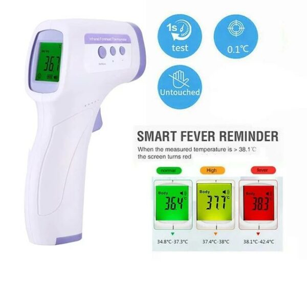 Therye.com-Outil médical de mesure de la fièvre numérique sans contact, analyse du corps, infrarouge, oreille, front, famille, bébé, adultes, soins de santé, odor – Image 4