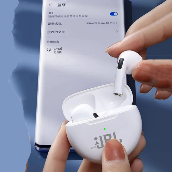 JBL-Écouteurs sans fil Air Pro 6 TWS 9D, casque HIFI, écouteurs de musique Bluetooth, écouteurs pour iPhone, IOS, Android, Original – Image 3
