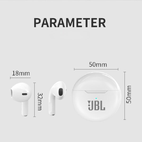 JBL-Écouteurs sans fil Air Pro 6 TWS 9D, casque HIFI, écouteurs de musique Bluetooth, écouteurs pour iPhone, IOS, Android, Original – Image 4